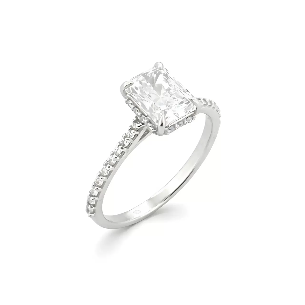 Prsten radiant sa laboratorijskim dijamantima tcw 2,03ct